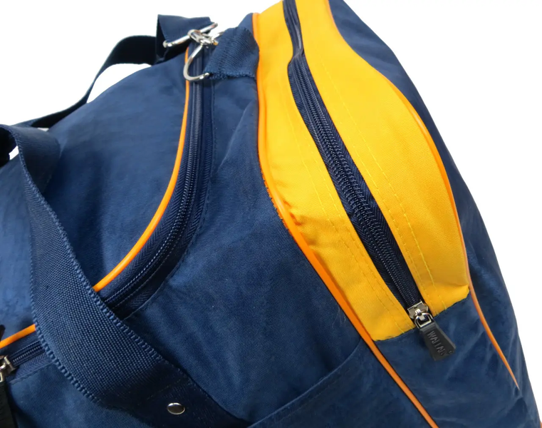 Сумка дорожная 62L Wallaby, Украина, синяя с жёлтым ДС007 фото