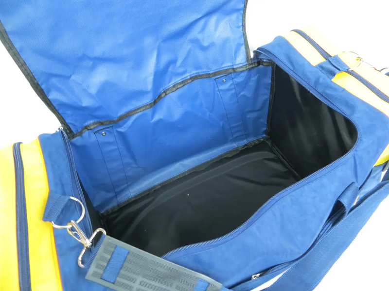Сумка дорожная 62L Wallaby, Украина, синяя с жёлтым ДС007 фото