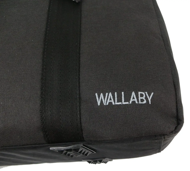 Сумка дорожня невеликого розміру  21 л, Wallaby чорна ДС008 фото